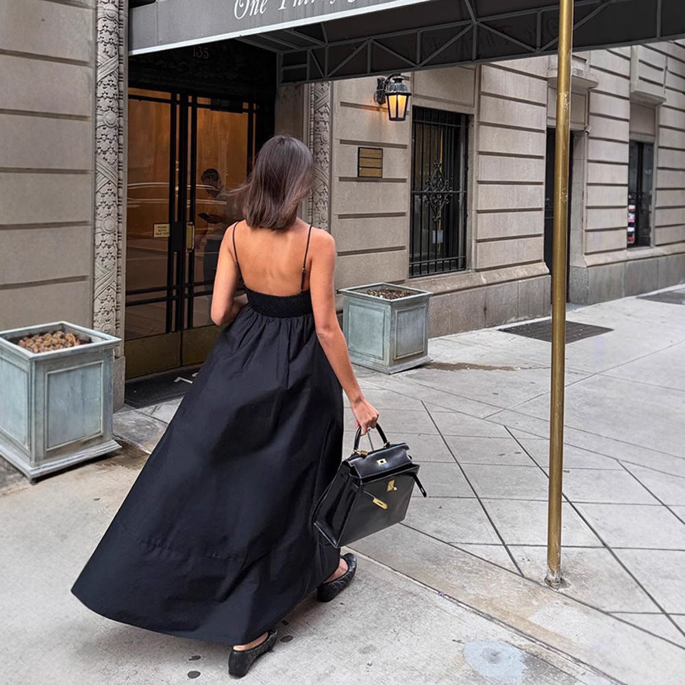 Dress for women summer high-end 2025 temperament sleeveless backless suspender skirt party dress club clothing Vestidos