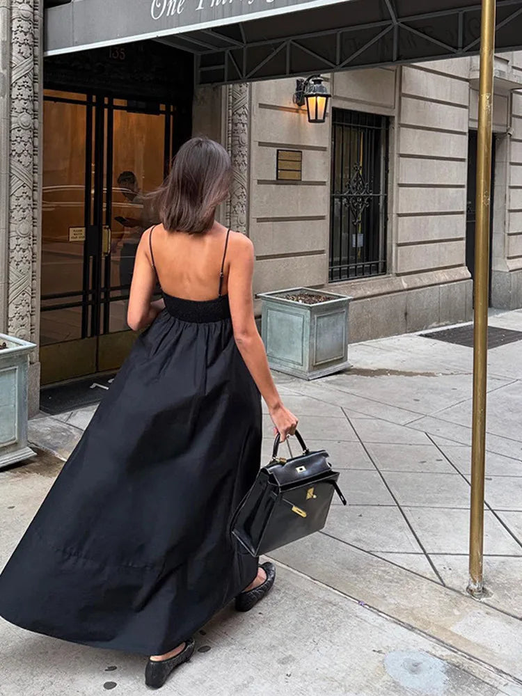 Dress for women summer high-end 2025 temperament sleeveless backless suspender skirt party dress club clothing Vestidos